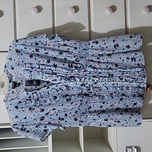 Torrid size 1 light blue blouse new